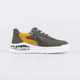 532306-22 Полуботинки для мальчика для мальчики оливковый фото №2