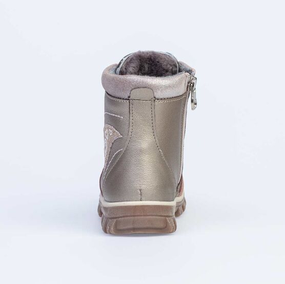 352256-51 Сапожки для девочки бронзовый фото №5