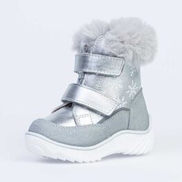 152260-51 Зимние ботинки для девочки для девочки серебристый