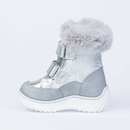 152260-51 Зимние ботинки для девочки для девочки серебристый фото №2