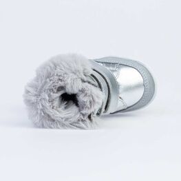 152260-51 Зимние ботинки для девочки для девочки серебристый фото №4