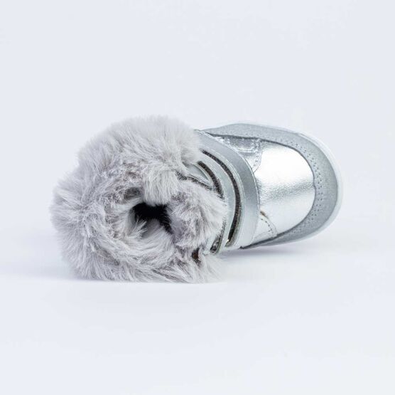 152260-51 Зимние ботинки для девочки для девочки серебристый фото №4