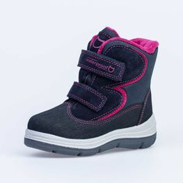 454825-41 Мембранные ботинки для девочки синий