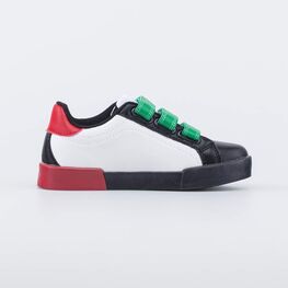 534043-76 Кеды для мальчики бел-чер фото №2