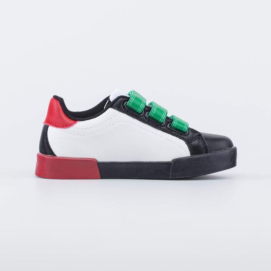 534043-76 Кеды для мальчики бел-чер фото №2