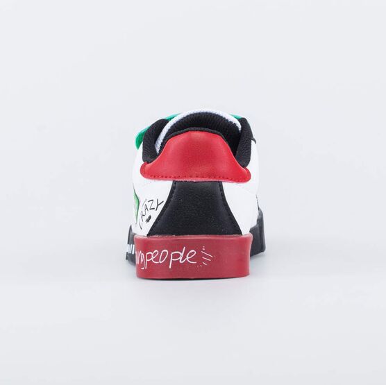 534043-76 Кеды для мальчики бел-чер фото №5