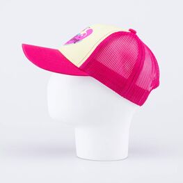 07809074-40 Кепка-бейсболка с сеткой для девочки Время серфинга для девочки желтый + розовый фото №3