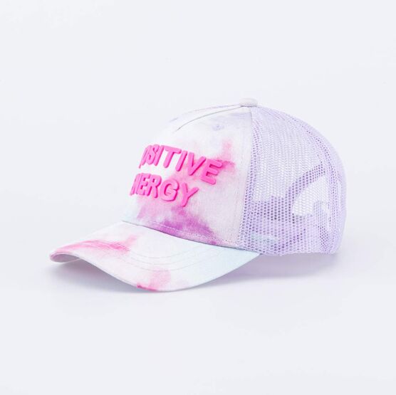 07809077-40 Кепка-бейсболка с сеткой для девочки Тай-Дай для девочки разноцветный