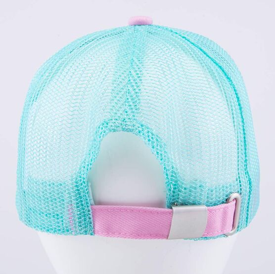 07809078-40 Кепка-бейсболка с сеткой для девочки Летний день для девочки разноцветный фото №4