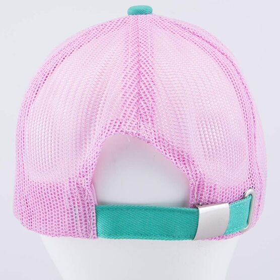 07809082-40 Кепка-бейсболка с сеткой для девочки Домашние питомцы для девочки розовый + бирюзовый фото №4