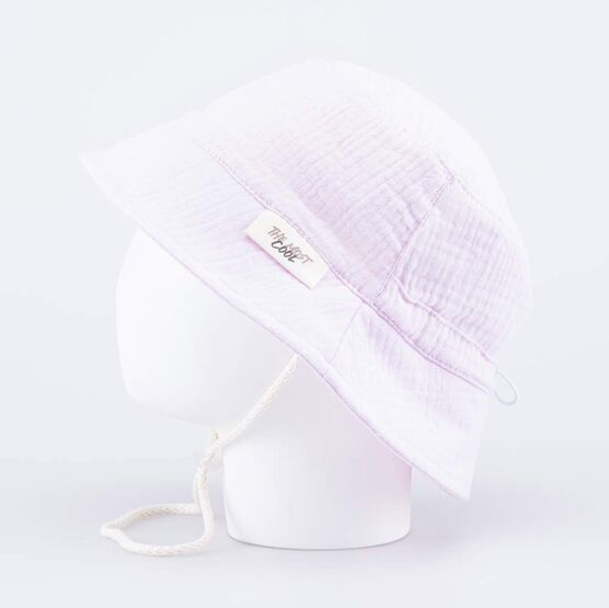 07810001-40 Панама из муслина розовая для девочки розовый фото №2