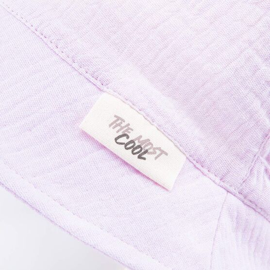 07810001-40 Панама из муслина розовая для девочки розовый фото №3