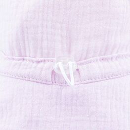 07810001-40 Панама из муслина розовая для девочки розовый фото №4