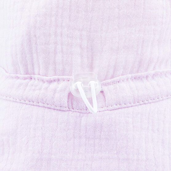 07810001-40 Панама из муслина розовая для девочки розовый фото №4