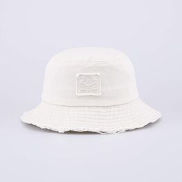 07810019-40 Белая панама с бахромой для девочки белый