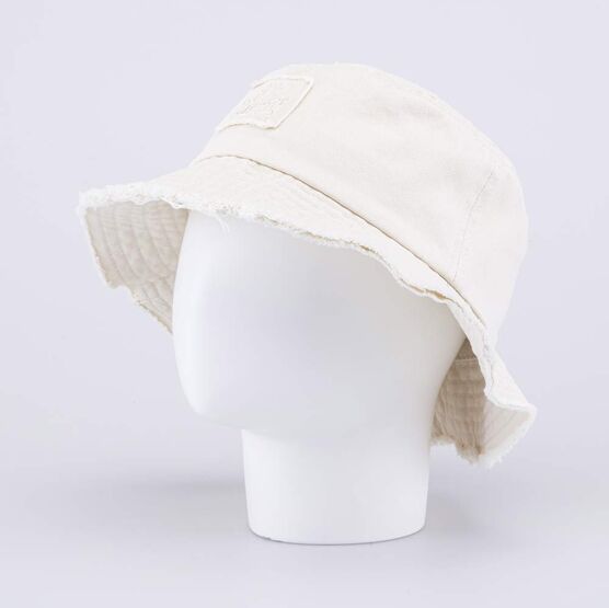 07810019-40 Белая панама с бахромой для девочки белый фото №2