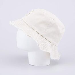 07810019-40 Белая панама с бахромой для девочки белый фото №3