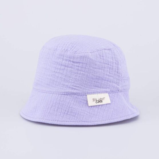 07811960-42 Панама из муслина сиреневая для девочки сиреневый