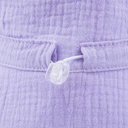 07811960-42 Панама из муслина сиреневая для девочки сиреневый фото №4