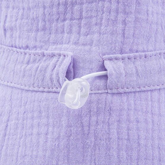 07811960-42 Панама из муслина сиреневая для девочки сиреневый фото №4