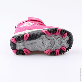 254948-45 Мембранные ботинки с LED-подсветкой для девочки роз-фук фото №3