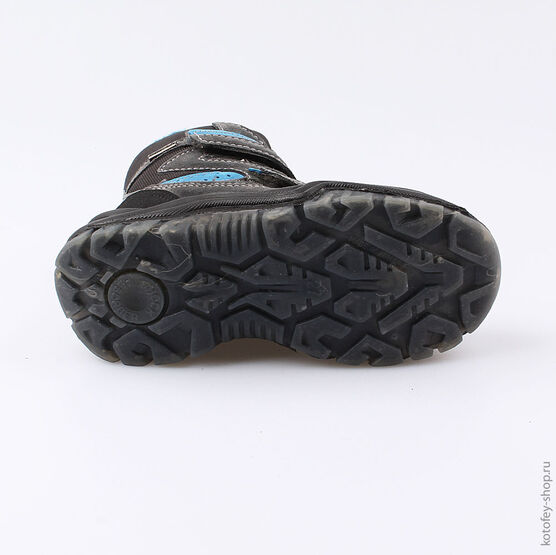 454999-41 Мембранные ботинки для мальчики сер-син фото №3