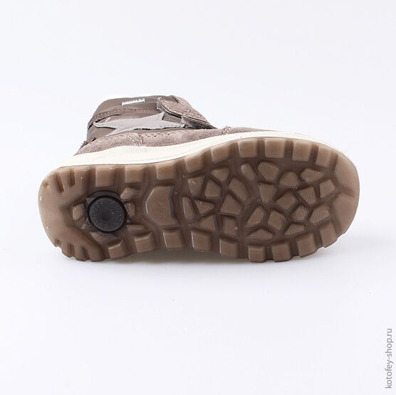 454987-42 Мембранные ботинки для девочки серый фото №3