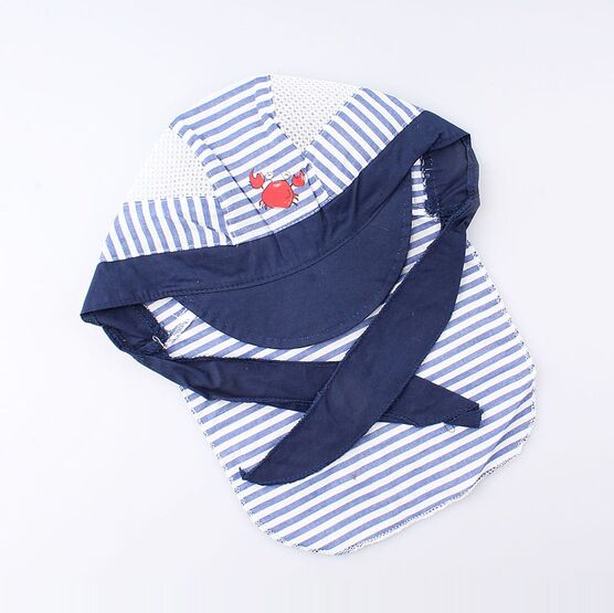 07711221-40 Бандана с козырьком для мальчика темно-синий для мальчики темно-синий