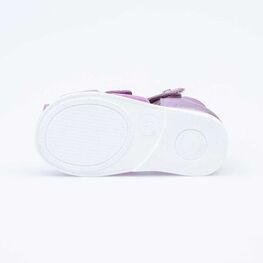 122165-23 Босоножки для девочки кожаные для девочки сиреневый фото №3