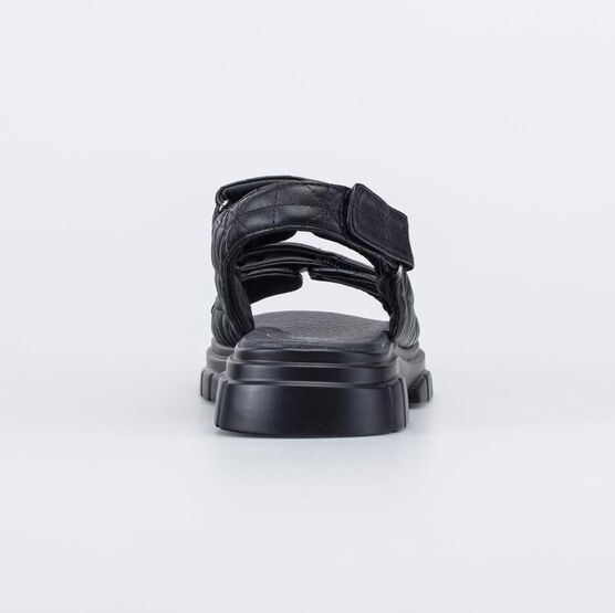 623029-23 Черные сандалии на липучках для девочки-подростка для девочки черный фото №5