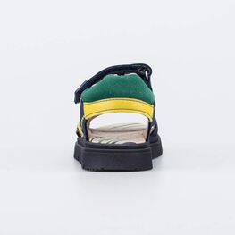 722045-21 Кожаные сандалии для мальчика для мальчики синий фото №4