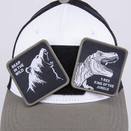 07711783-40 Кепка-бейсболка с сеткой для мальчики белый фото №3