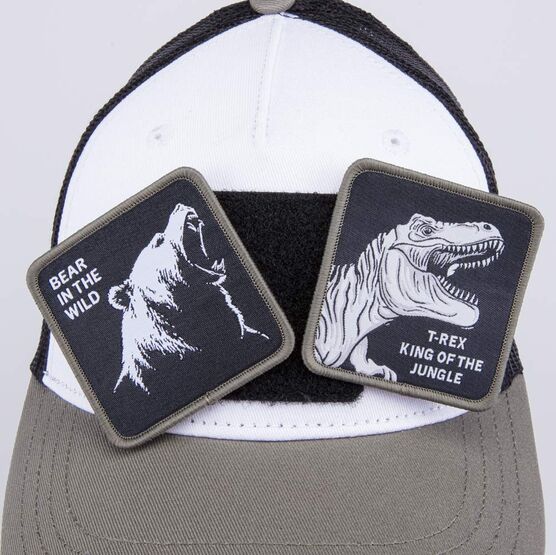 07711783-40 Кепка-бейсболка с сеткой для мальчики белый фото №3