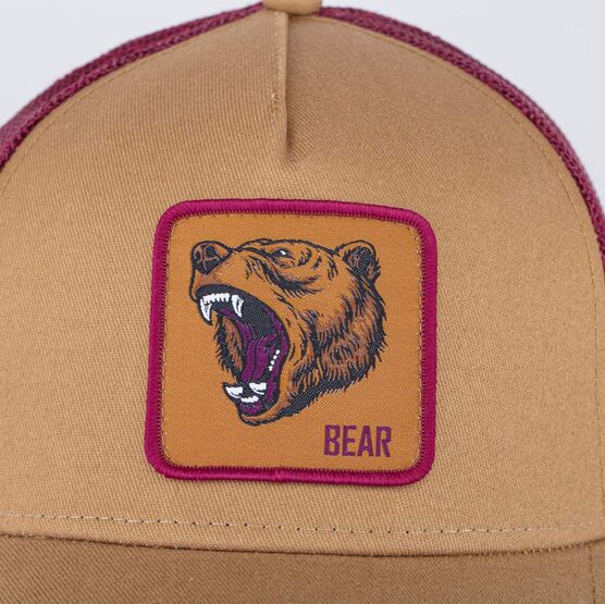 07711798-40 Кепка-бейсболка с сеткой для универсальные коричневый фото №3