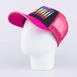 07811754-40 Кепка-бейсболка с сеткой розовый для девочки розовый