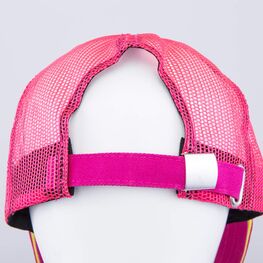 07811754-40 Кепка-бейсболка с сеткой розовый для девочки розовый фото №3