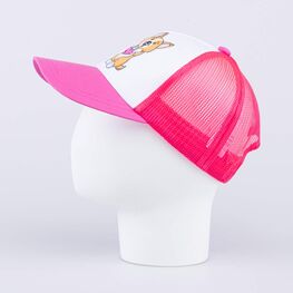 07811757-40 Кепка - бейсболка с сеткой Корги для девочки белый фото №2