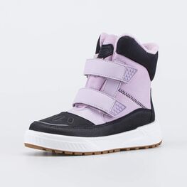 454705-43 Высокие мембранные ботинки для девочки розовый