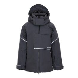 07757019-41 Куртка-парка с карманом на спине серая для мальчики темно-серый