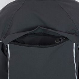 07757019-41 Куртка-парка с карманом на спине серая для мальчики темно-серый фото №4