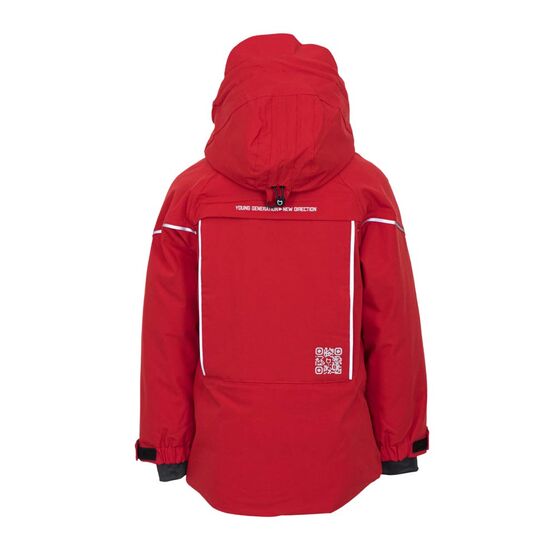 07757019-42 Зимняя куртка-парка с карманом на спине Красный для мальчики красный фото №3