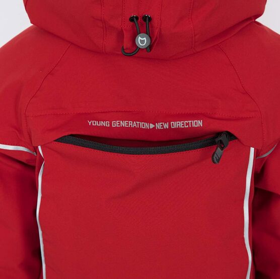 07757019-42 Зимняя куртка-парка с карманом на спине Красный для мальчики красный фото №4