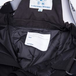 07757028-40 Брюки утепленные для мальчика черный для мальчики черный фото №4