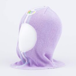 07811929-40 Шапка-шлем детский сиреневый для девочки сиреневый