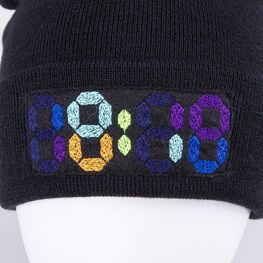 07811932-40 Шапка детская черный для девочки черный фото №3