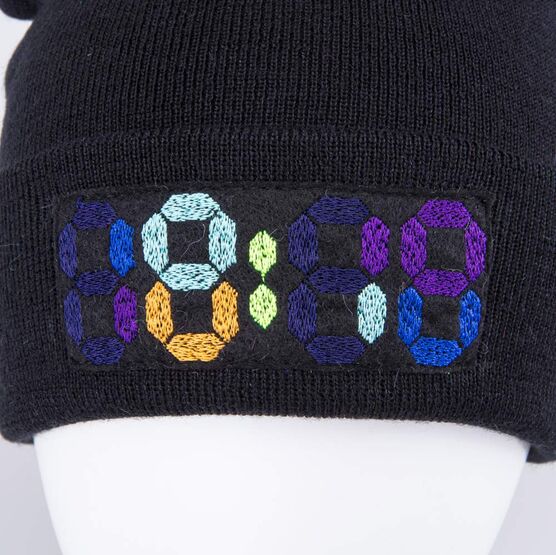 07811932-40 Шапка детская черный для девочки черный фото №3