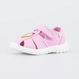 221182-12 Текстильные сандалии для девочки Пломбир для девочки розовый