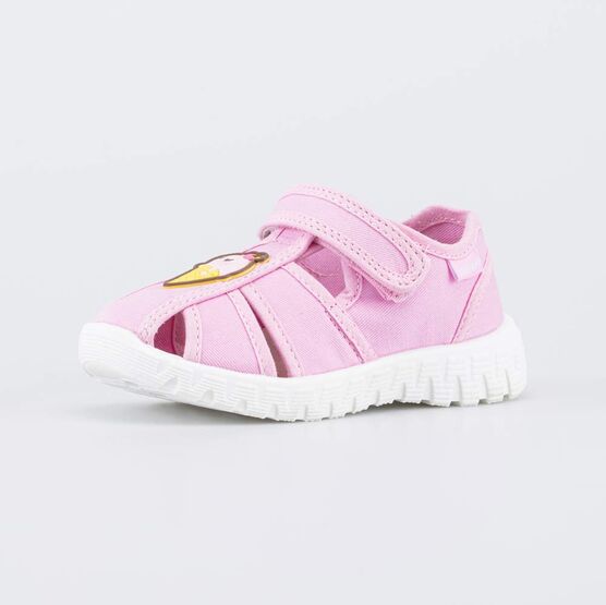 221182-12 Текстильные сандалии для девочки Пломбир для девочки розовый