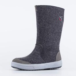 867081-41 Серые валенки на молнии для девочки темно-серый