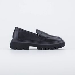 732373-23 Лоферы для девочки-подростка для девочки черный фото №2